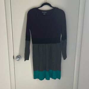Colorblock Sweater dress sz M